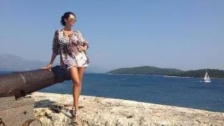 Nicoleta Luciu - vacanta in Croatia