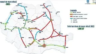 Lista autostrazilor din Romania in lucru