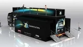 Showroom-ul mobil Sony prezinta universul Sony 3D, in noua dintre orasele din Romania